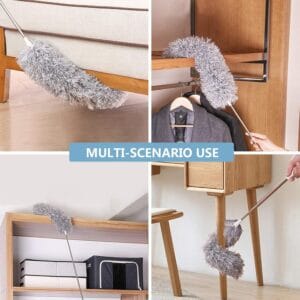 microfiber duster with extension pole(stainless steel) 30 to 100